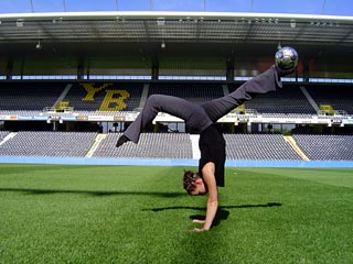 Im Stade de Suisse - Wankdorf Bern